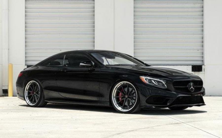 Mercedes-Benz S560 Coupe by MC Customs on Vossen Wheels '2018
